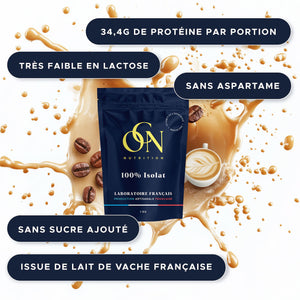 100% isolat cappucino