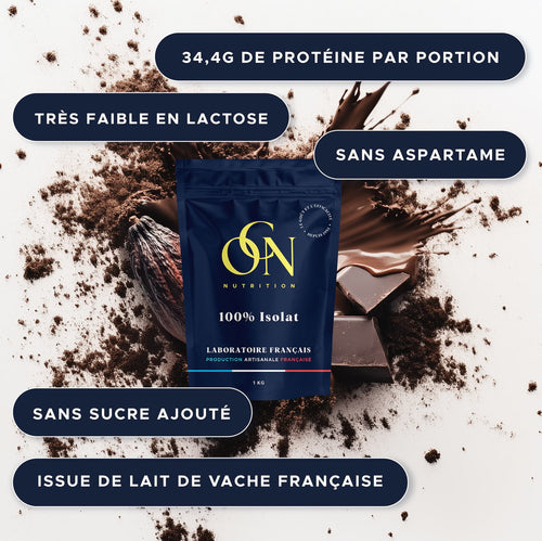 100% isolat chocolat