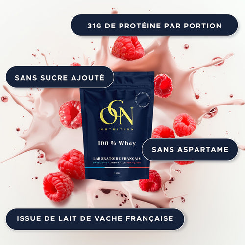 100% whey framboise